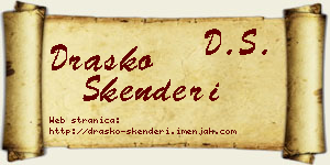 Draško Skenderi vizit kartica